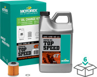 Top Speed Oil Change Kit 0.95l 10w40 Kaw