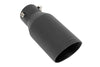 Rough Country | Exhaust Tip | Black | RC Logo | 2.5-3.125 Inch Pipe | 96004A