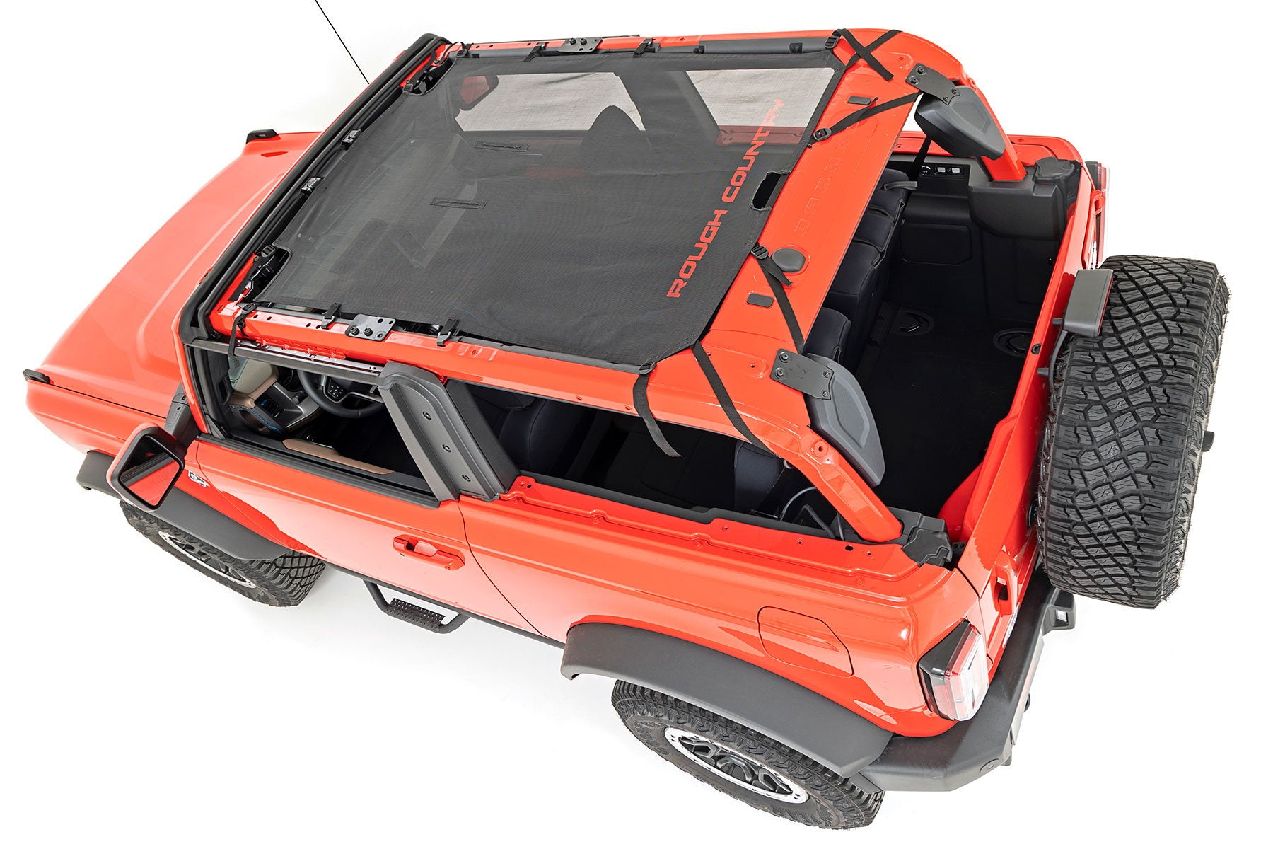 Mesh Bikini Top Plus | Black | Ford Bronco 4WD (2021-2025) | 85116