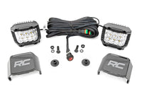LED Light Kit | Ditch Mount |  2" Chrome Pair | Wide | Ford Bronco 4WD (21-25) | 71050