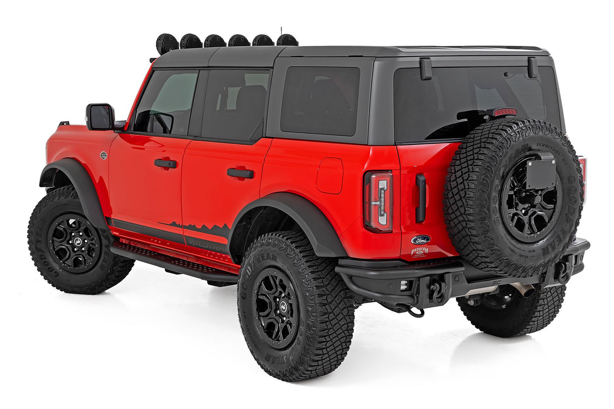 OV2 Running Boards | Side Step Bars | 4-Door | Ford Bronco 4WD (2021-2025) | 14007