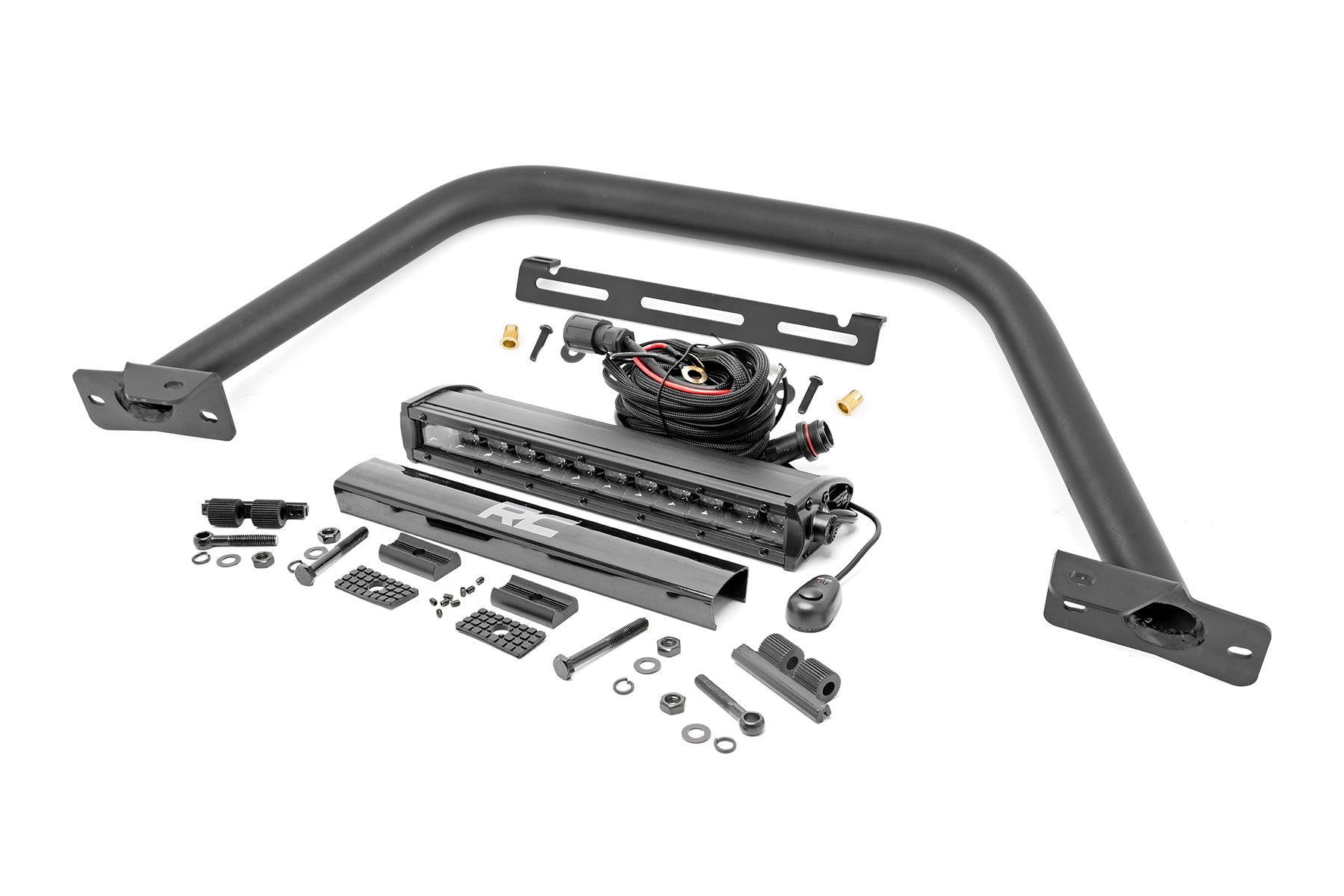 Safari Bar | 12" LED Light Bar | Black | Single Row | OE Modular Steel | Ford Bronco (21-25) | 51116