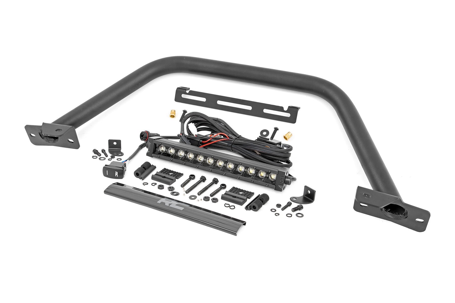 Safari Bar | 12" LED Light Bar | Black | DRL | Single Row | OE Modular Steel | Ford Bronco (21-25) | 51117