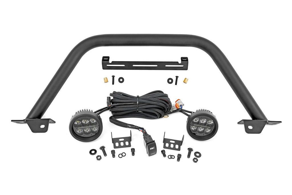 Safari Bar | 3.5" Round LED (Pair) | Black | Amber DRL | OE Modular Steel | Ford Bronco (21-25) | 51111