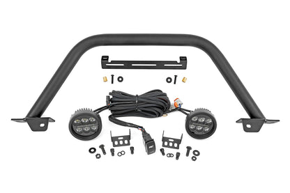 Safari Bar | 3.5" Round LED (Pair) | Black | Amber DRL | OE Modular Steel | Ford Bronco (21-25) | 51111