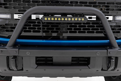 Safari Bar | 12" LED Light Bar | Black | DRL | Single Row | OE Modular Steel | Ford Bronco (21-25) | 51117