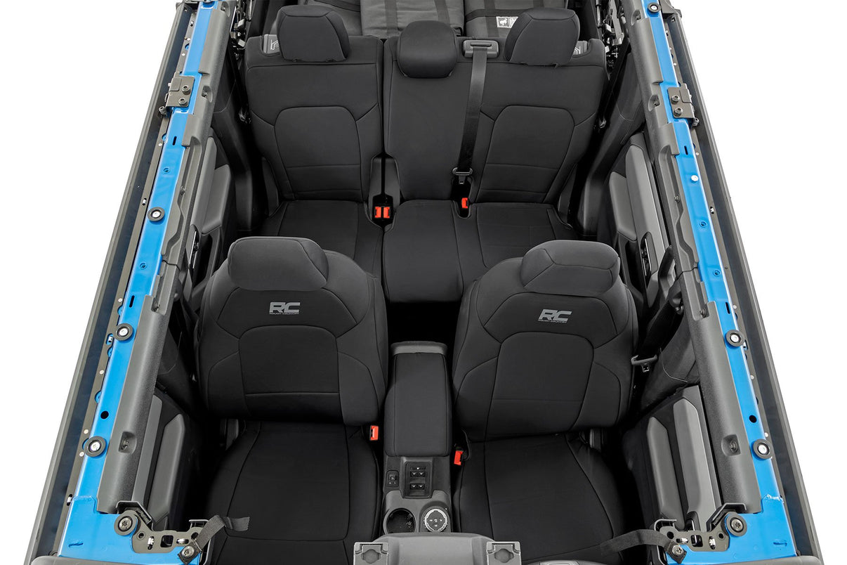 Seat Covers | Bucket Seats | FR & RR | Ford Bronco 4WD (2021-2025) | 91045