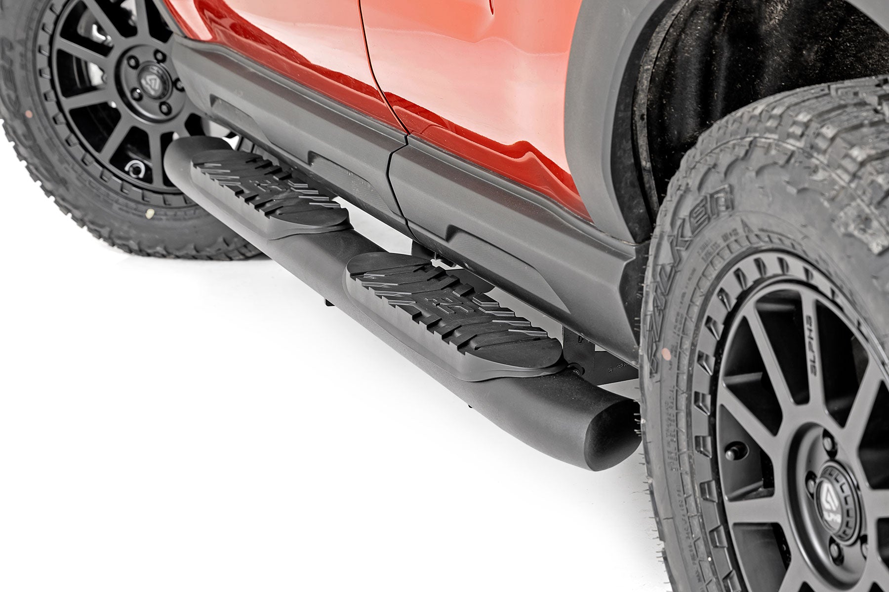 Oval Nerf Steps | Black | Ford Bronco Sport 4WD (2021-2025) | 21006