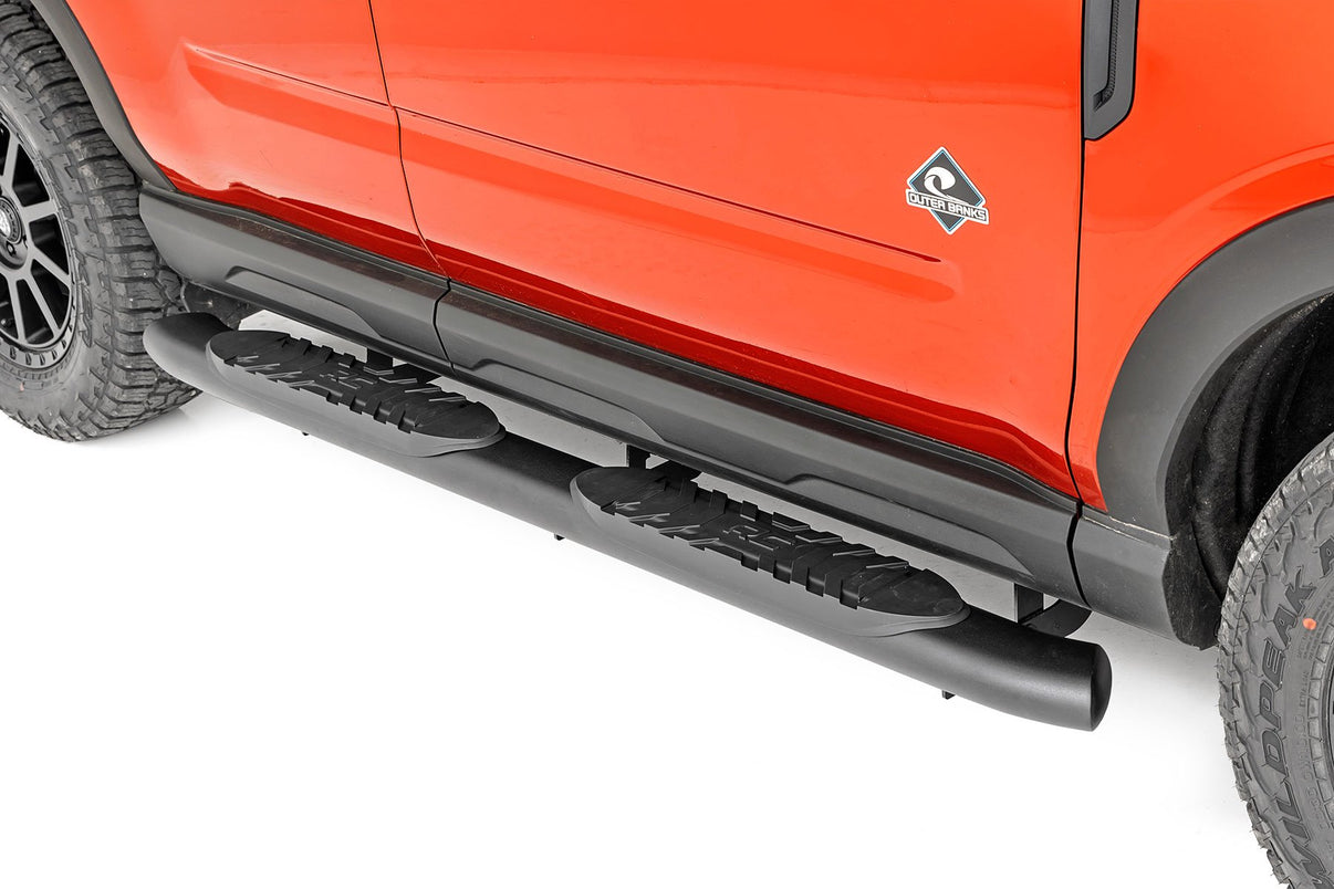Oval Nerf Steps | Black | Ford Bronco Sport 4WD (2021-2025) | 21006