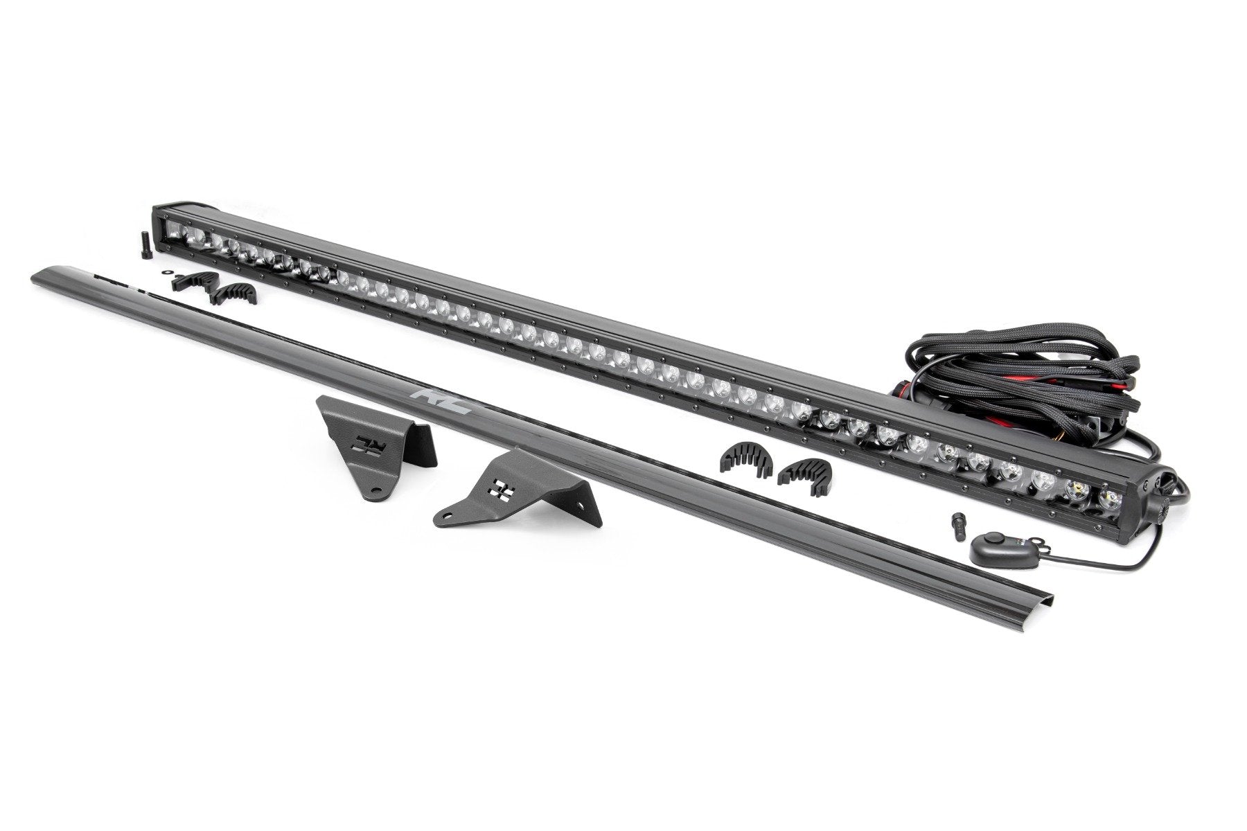 LED Light Kit | Upper Windshield | 40" Black Single Row | Ford Bronco (21-25) | 71041