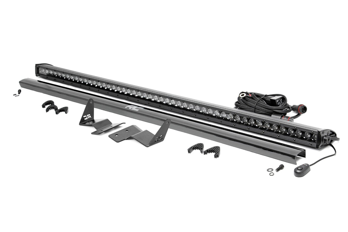 LED Light Kit | Upper Windshield | 50" Black Single Row | Ford Bronco (21-25) | 71043