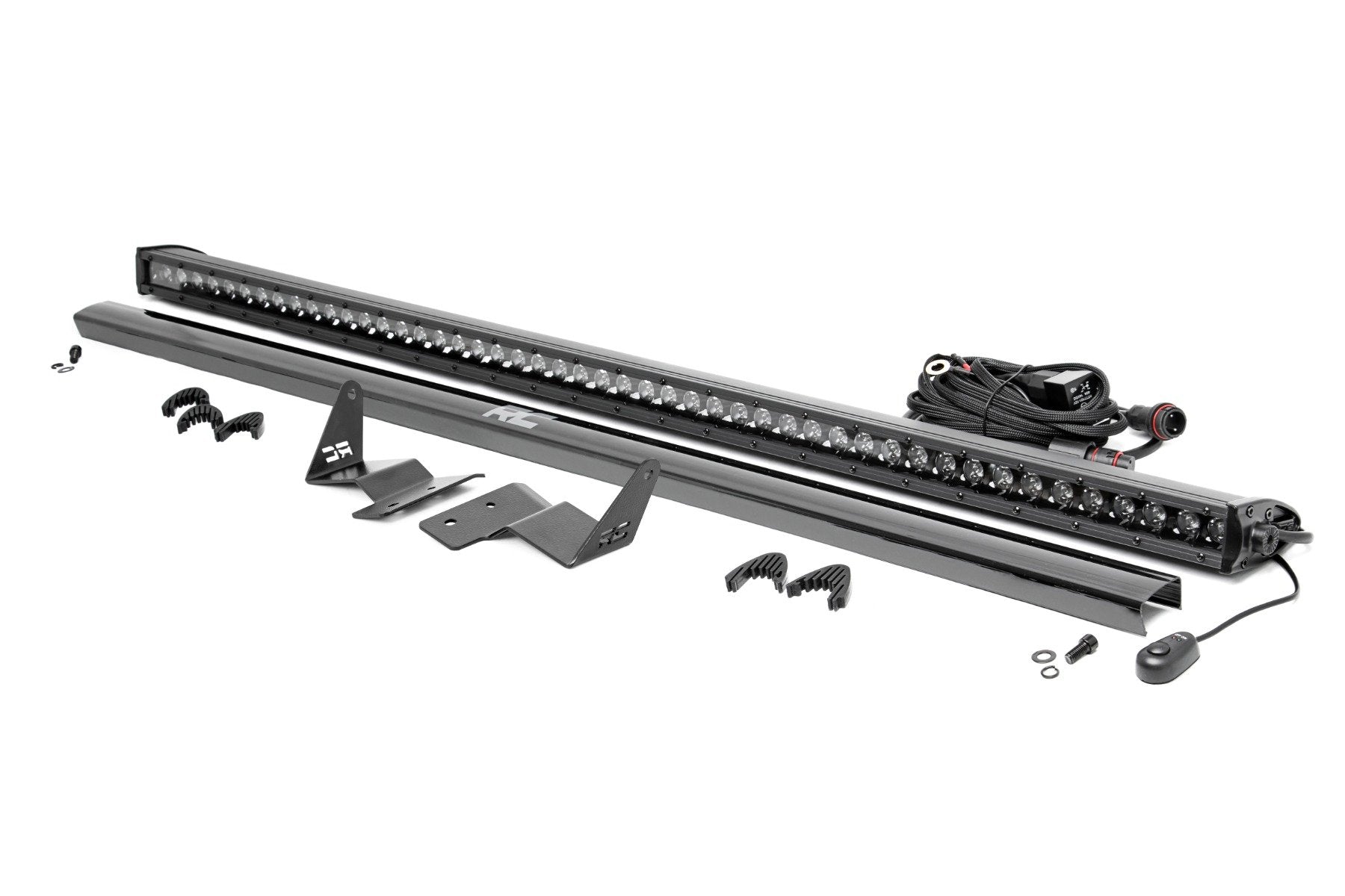 LED Light Kit | Upper Windshield | 50" Black Single Row | Ford Bronco (21-25) | 71043