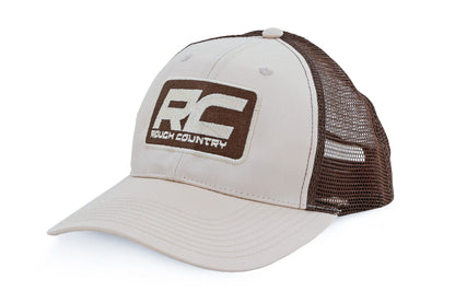 Rough Country | Rough Country Hat | Brown Mesh | Rough Country Patch | Khaki -MC6901 | 84129