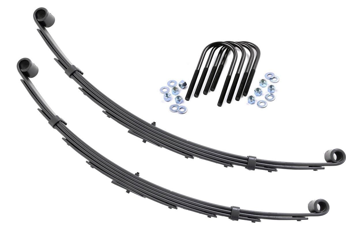 Front Leaf Springs | 6" Lift | Pair | Chevy/GMC C10/K10 Truck & SUV/K5 Blazer (73-91) | 8015Kit