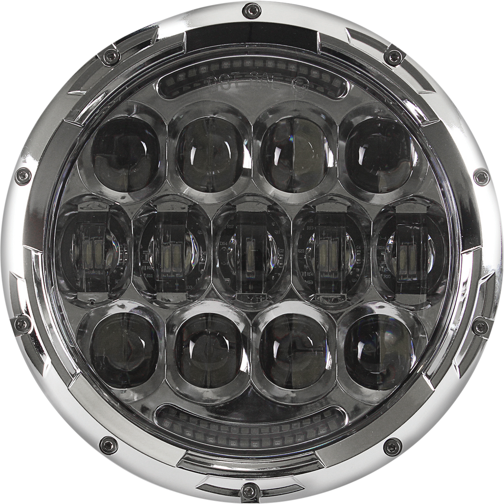 Headlight 7" Chrome