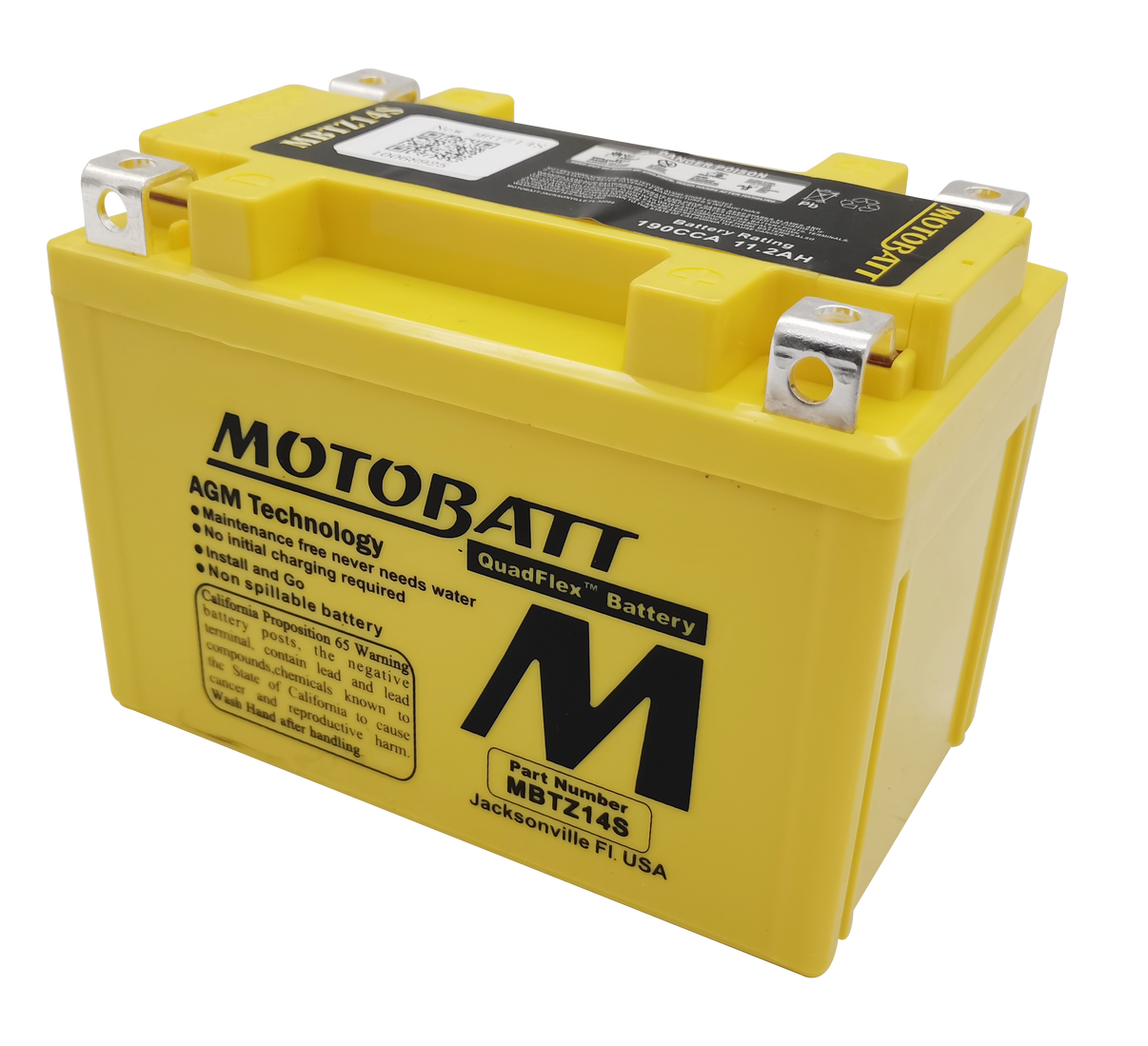 Battery Mbtz14s Sealed Factory Activated