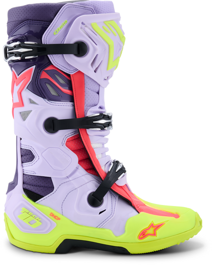 Tech 10 Supervented Purp/Ylw Fluo/Diva Pink 13
