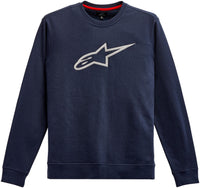Ageless Crew Fleece Navy/Grey Md