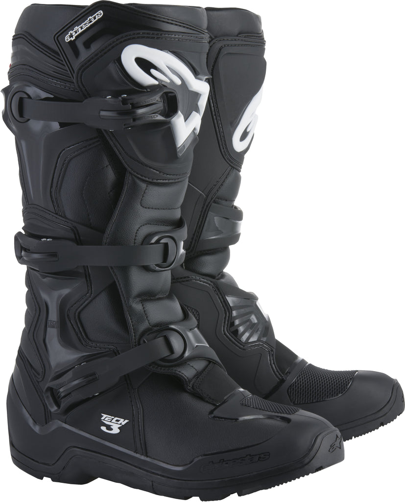 Alpinestars Tech 3 Enduro Boots Black Size 09 - Part Number 2013118-10-9