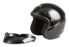 Of 2 Open Face Helmet Black 2x