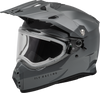 Trekker Cw Solid Helmet Elec Shld Grey Md