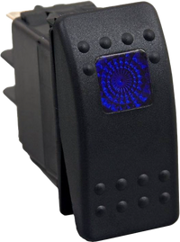 Lighted Rocker Switch Blue