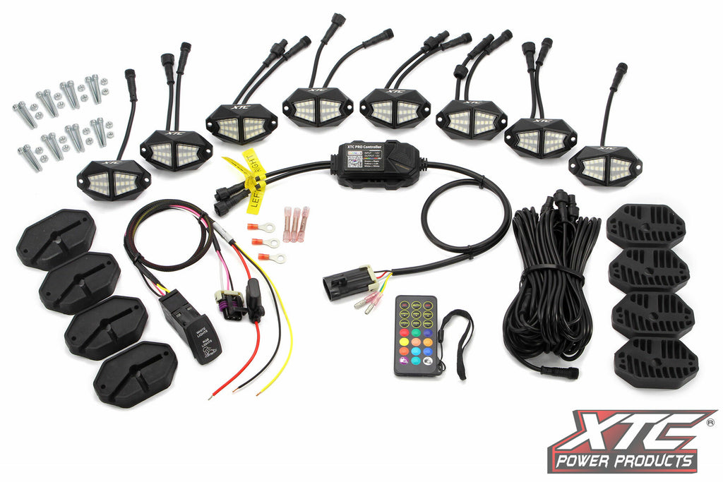 X Lites Rock Light Kit Rgb+W 8 Lights