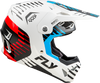 Youth Formula Cp Slice Helmet White/Red/Cyan Yl