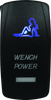DragonFire Racing Lighted Switch Wench Power Blue