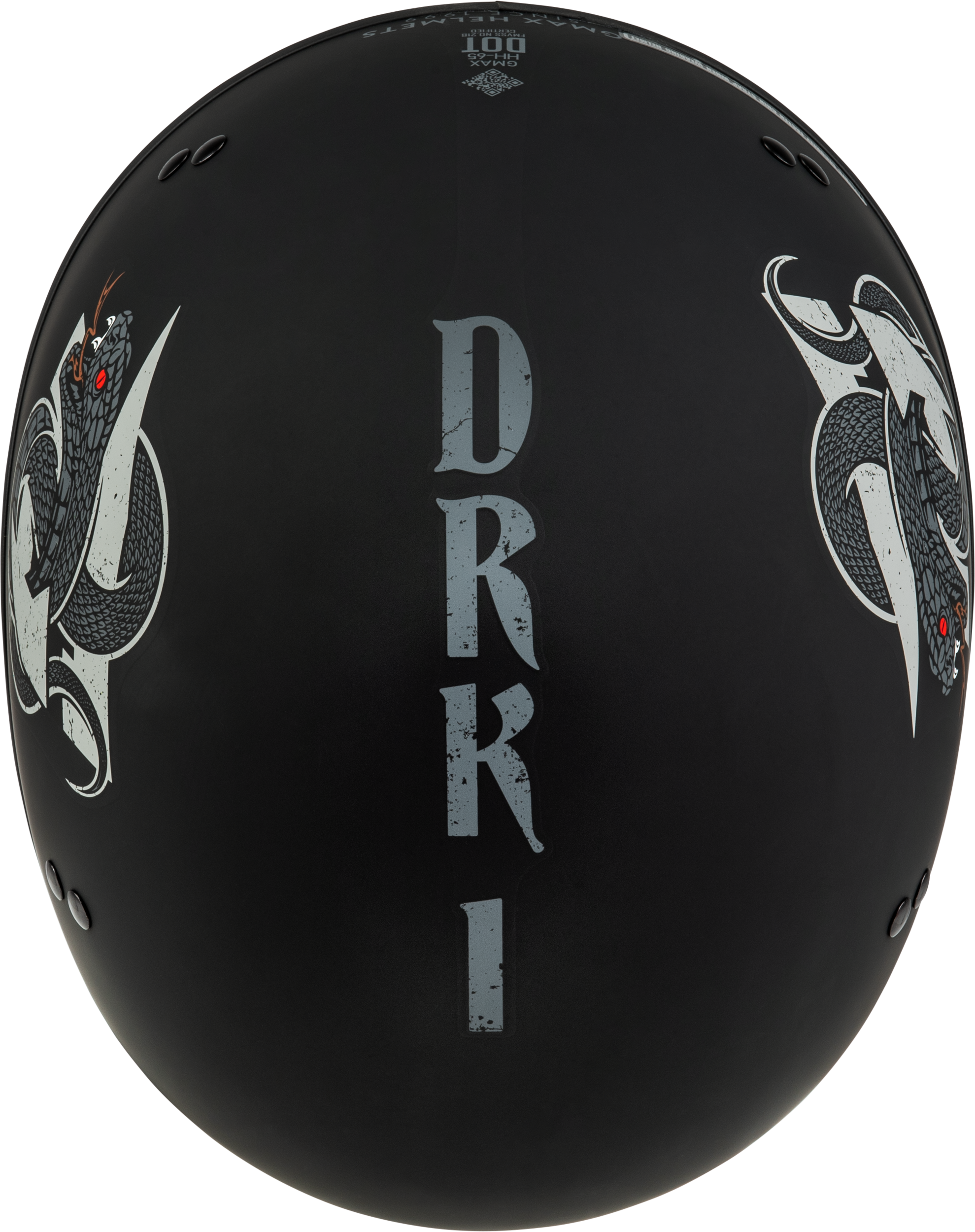 Hh 65 Drk1 Helmet Matte Black/Grey 2x