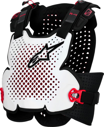 A 4 Plasma Chest Protector Blk/Red/Wht Xl/2x