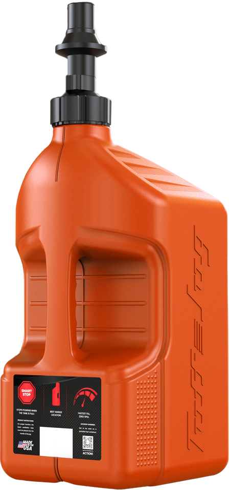 Utility Container Orange W/ Orange Cap 2.5 Gal