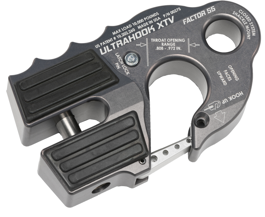 Ultrahook Xtv Winch Shackle Mount Grey