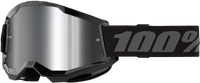 Strata 2 Goggle Black Mirror Silver Lens