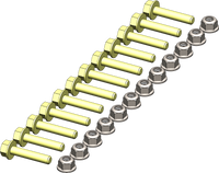 Kfi Uhmw Wear Bar Hardware Kit