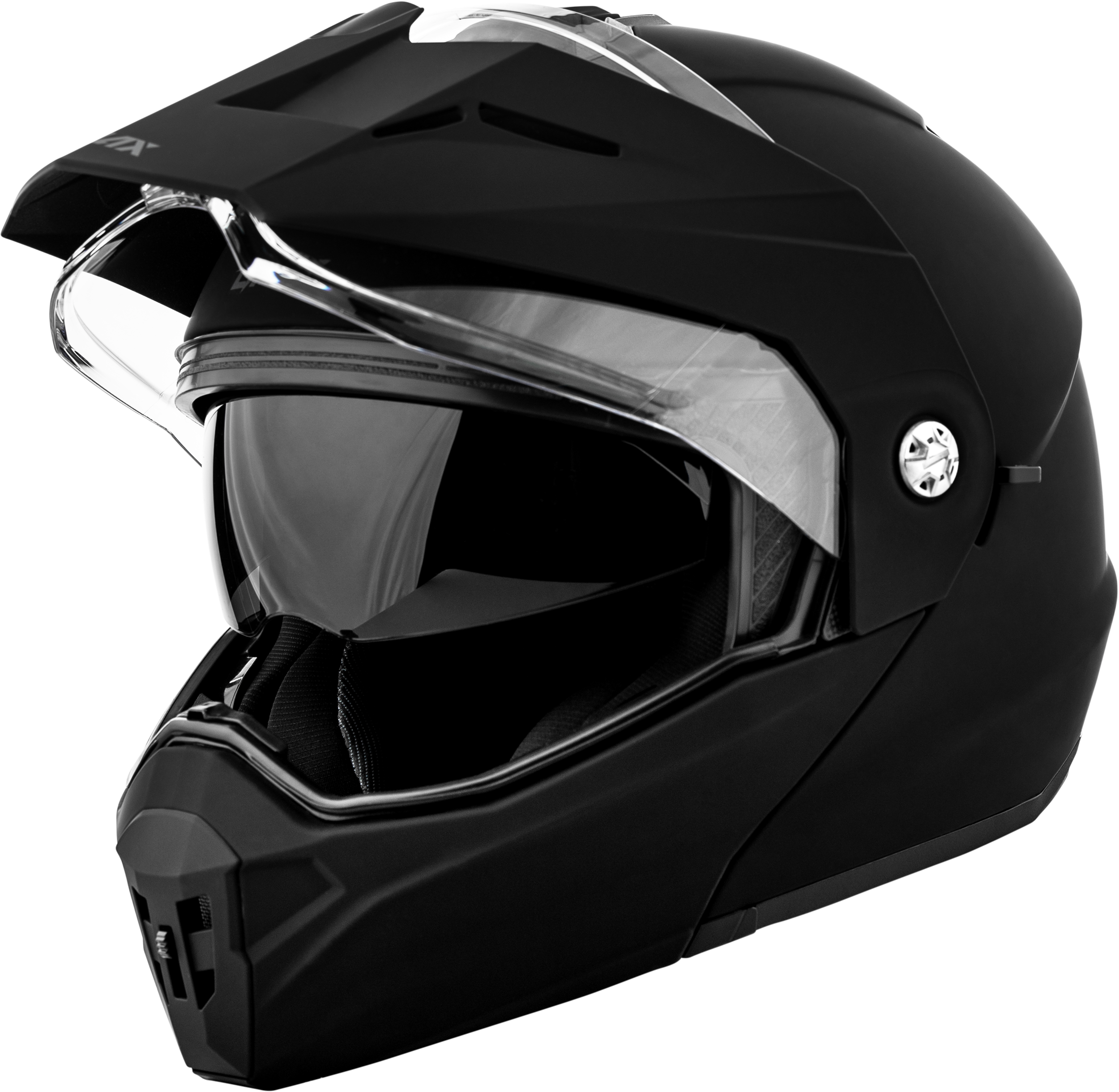 Md 74 Solid Helmets Matte Black Xs