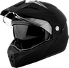 Md 74 Solid Helmets Matte Black Md