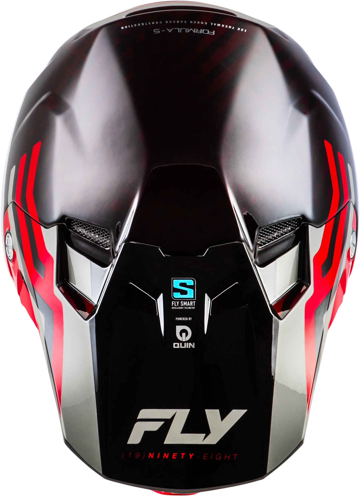Formula S Carbon Byte Helmet Red Carbon/Red/Grey Lg