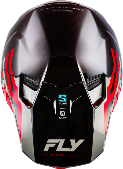 Formula S Carbon Byte Helmet Red Carbon/Red/Grey Lg