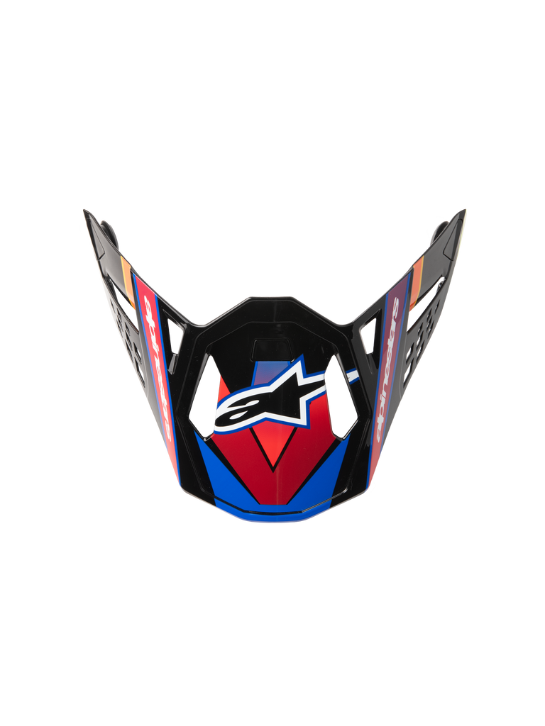 Visor S M10 22.06   Era Blu/Red/Ylw Fluo Glossy