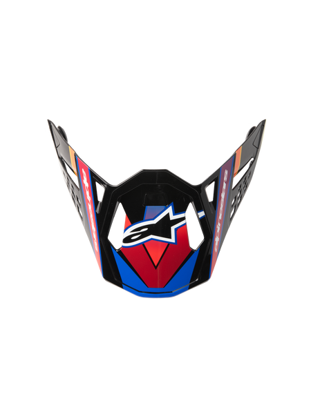 Visor S M10 22.06   Era Blu/Red/Ylw Fluo Glossy