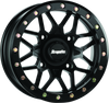 DragonFire Racing Typhon Wheel 15X10 4/137 5+5 +0  Black