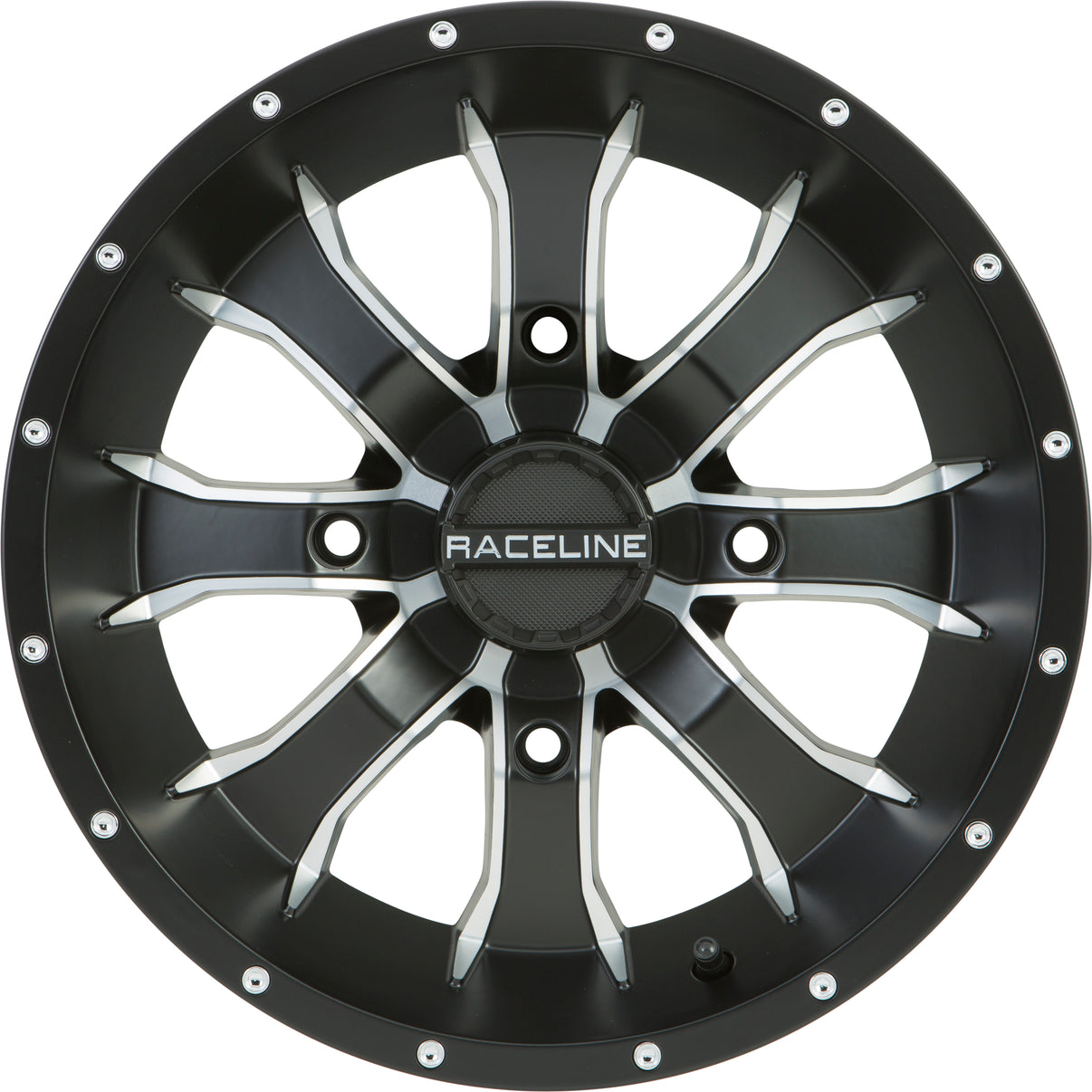 Mamba Wheel 15x7 4/156 4+3 (+5mm) Blk/Machined