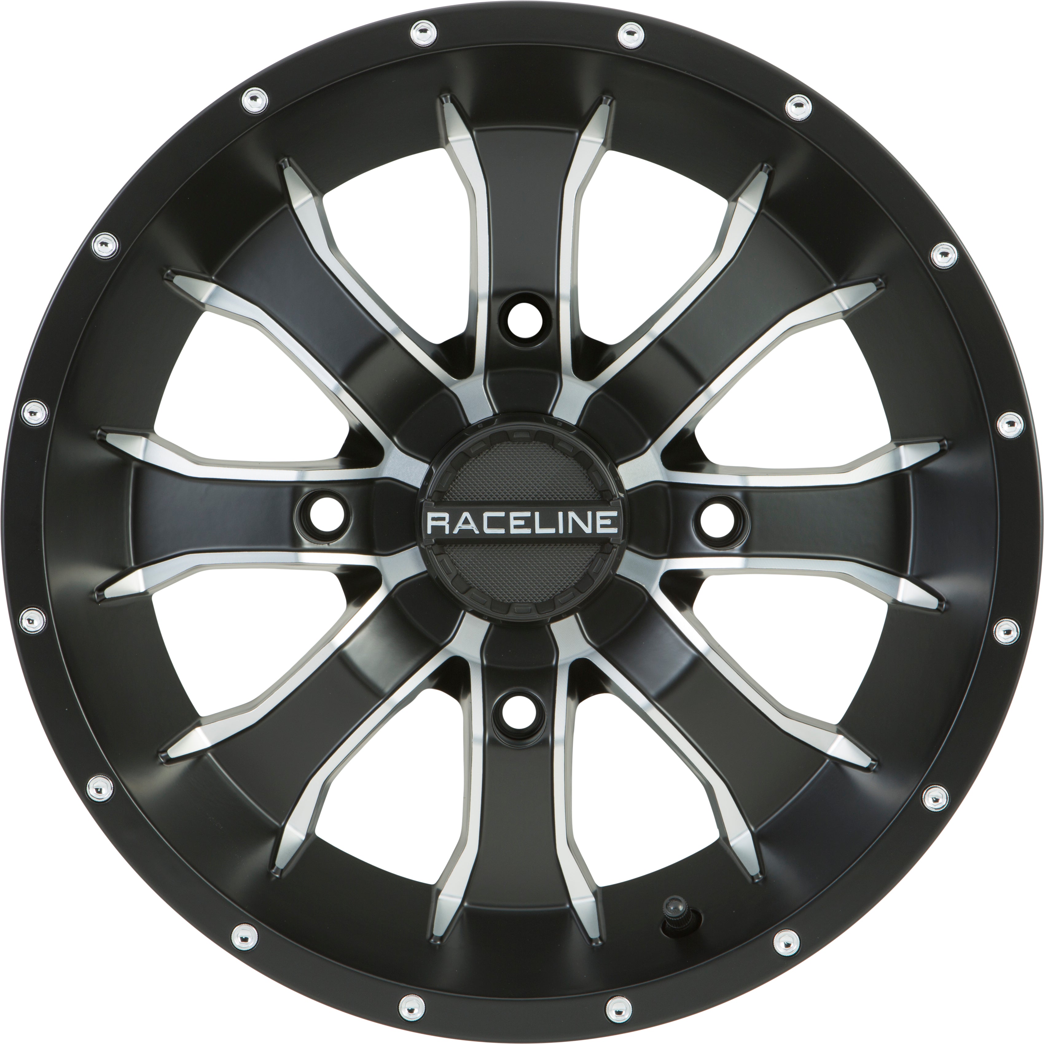 Mamba Wheel 15x7 4/156 4+3 (+5mm) Blk/Machined