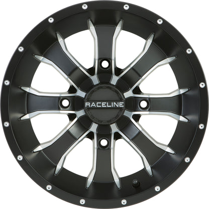 Mamba Wheel 15x7 4/156 4+3 (+5mm) Blk/Machined