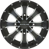 Raceline Mamba 12x7 5+2 offset Maxxis Bighorn tire kit