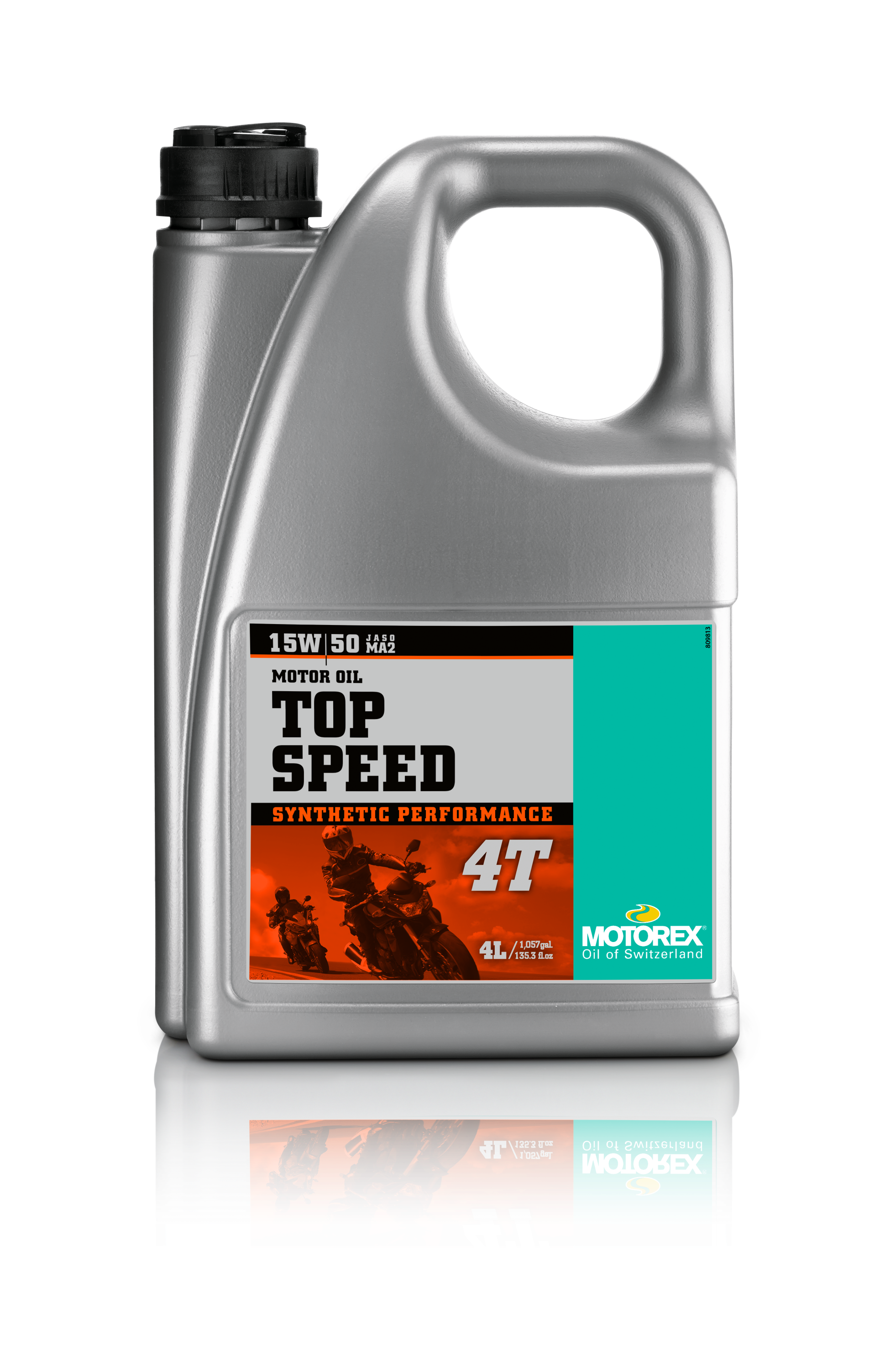 Top Speed Motor Oil 15w50  4t 4l (4/Case  Sold Ea)