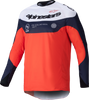 Pro Dura Jersey Navy/Hot Orange/White Xl