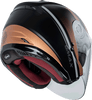Of 77 Open Face Reform Helmet Matte Black/Copper/Silver Sm