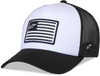 Flag Snapback Hat White/Black